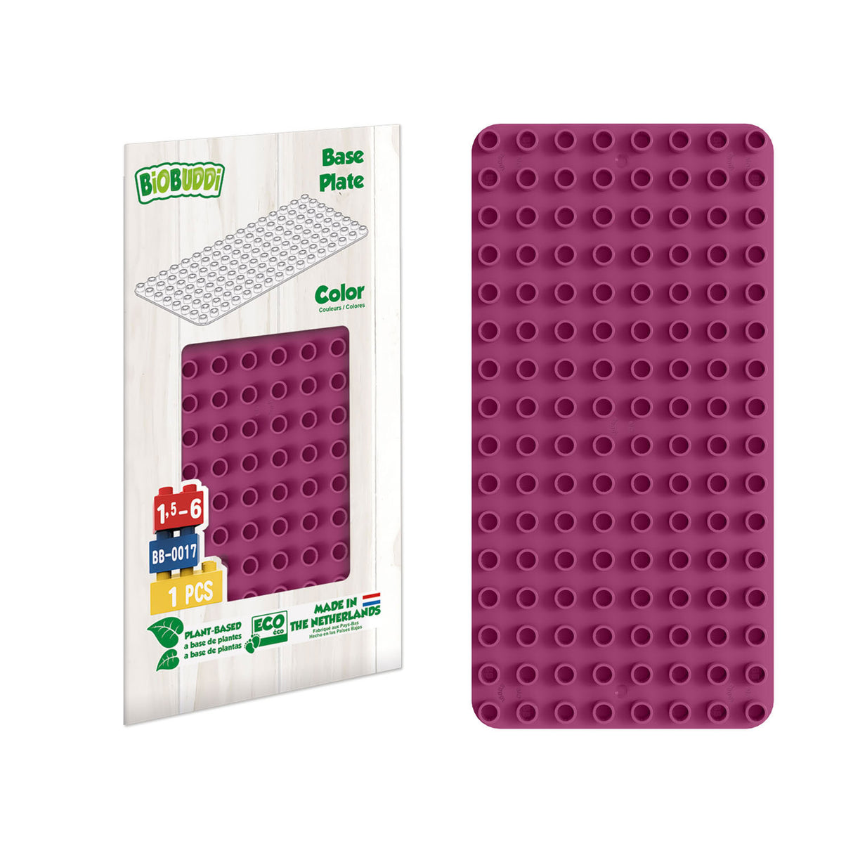 Piastra di base biobuddi rosa