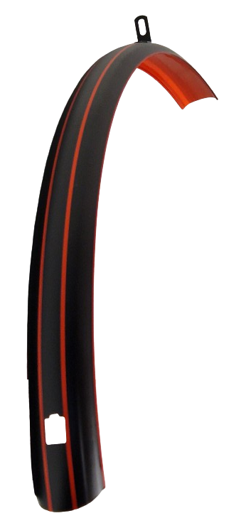 SKS Voorbalboard 28 -palčni plastični 46 mm Matt Black Red