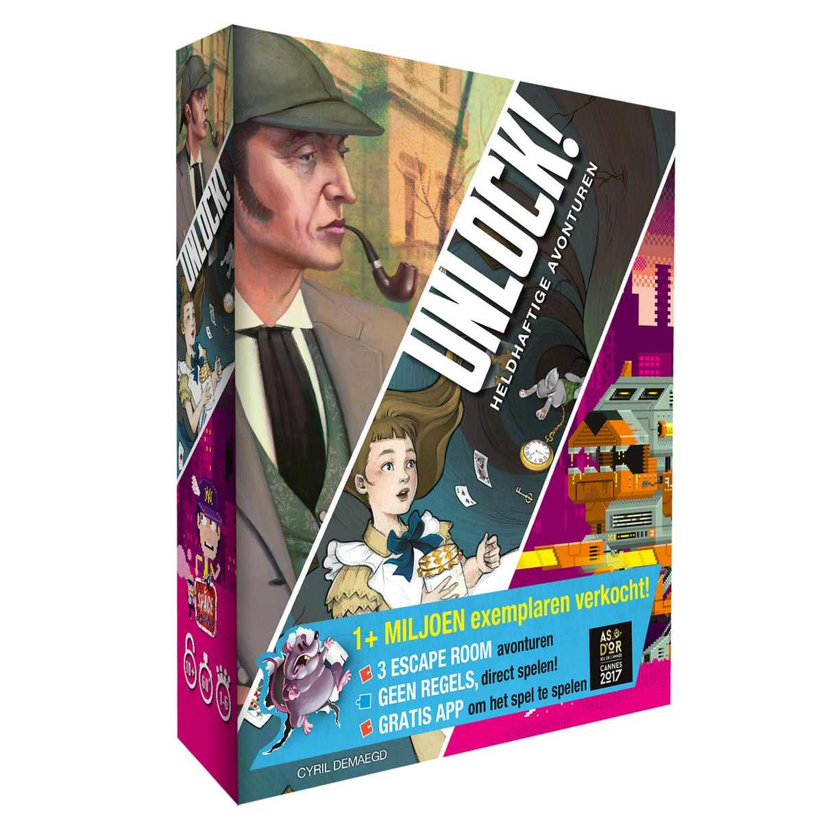ASMODEE Lås opp! 5 heroiske eventyr