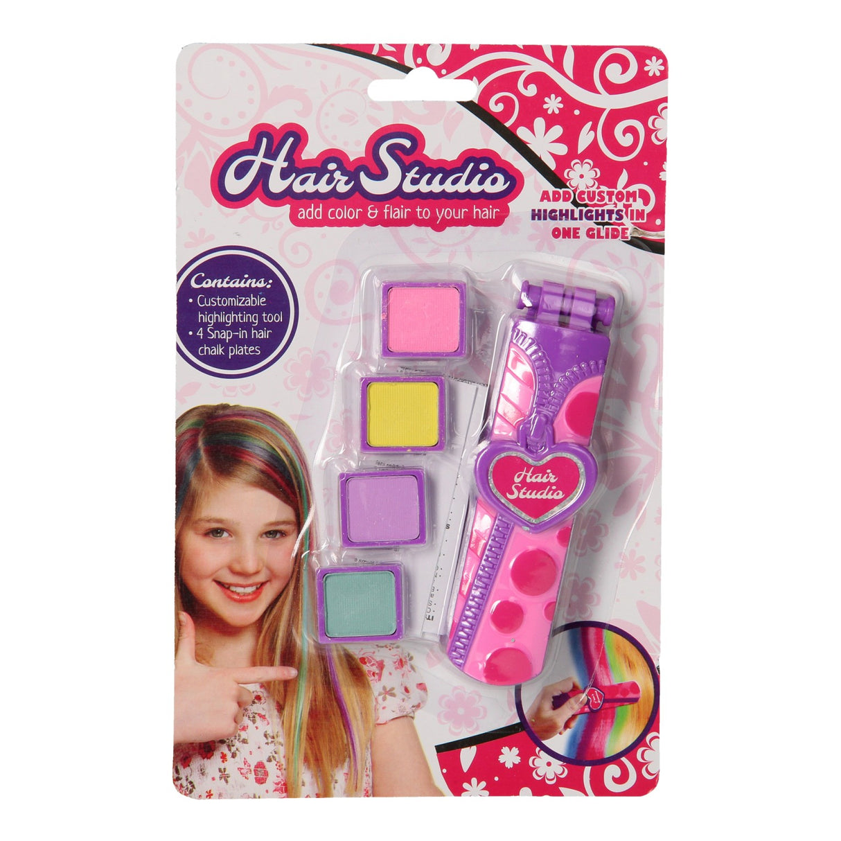 Ensemble de couleurs de craie de cheveux Johntoy