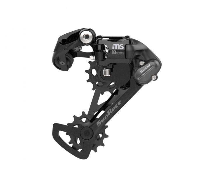 Achter Derailleur Sunrace 10-trins | MS100 | sort.