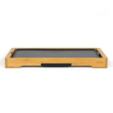 Levoo livoo Grill 2200 w 58x30x6 cm Bambus Holz faarweg