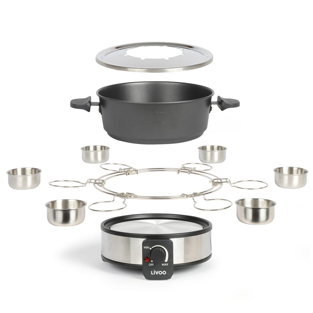 Livoo Livoo Fonduepan Electric 8-personer 1,8 L 1000 W Sort