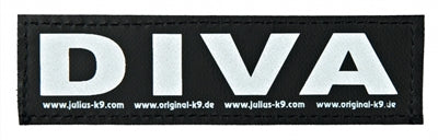 Julius K9 Etiketter til Power-Harnas Tuig Diva