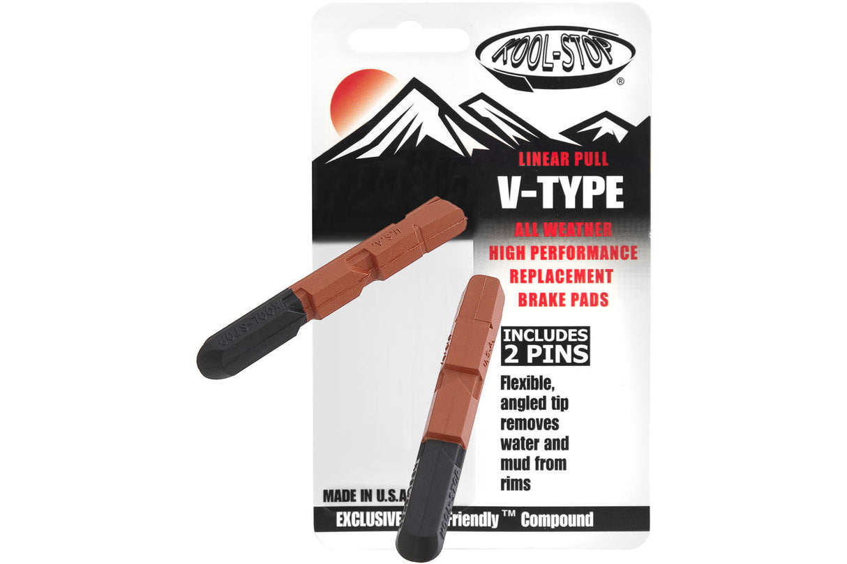 Choot Stop Rembbble V-Brems-Ersatzkissen Set Dual Compound