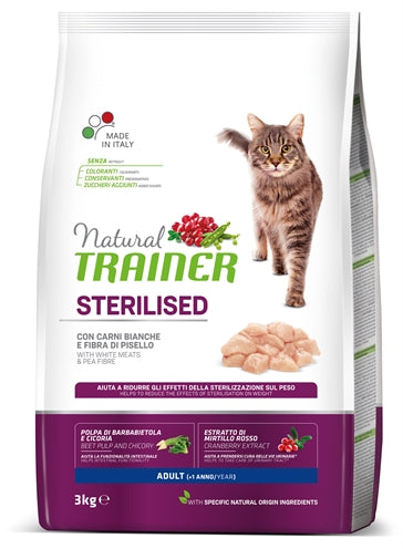 Natürliches Trainer Katze sterilisiertes weißes Fleisch sterilisiert