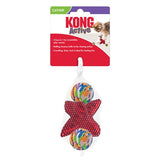 Kong Cat Active Jacks Stuiterbal Multipack con gateo rojo
