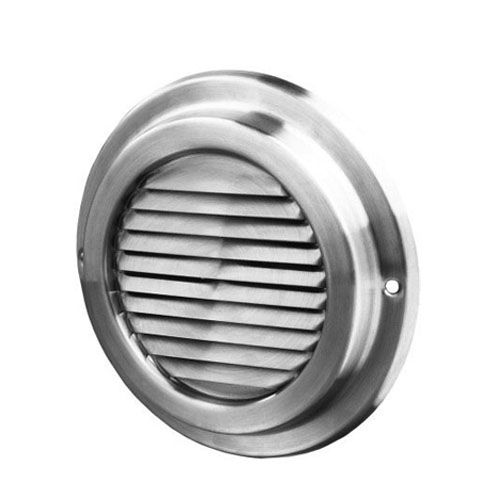 Calandre de ventilation autour de l'acier inoxydable 125 mm