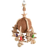 Flamingo Flamingo Bird Toys Sully Parrot Coconut BBQ 42 cm