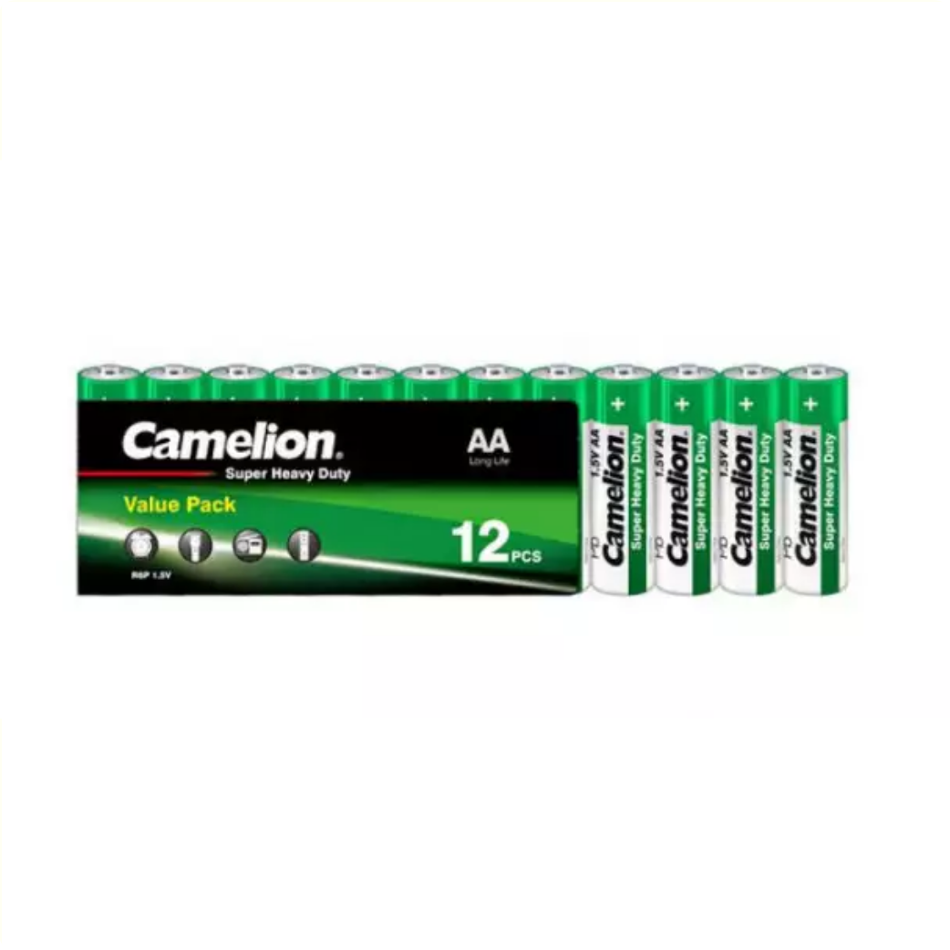 Camelion AA Zink-kolbatterier per 12