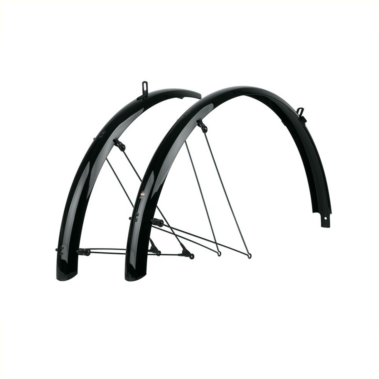 Set parafanghi Sks Bleumels Basic da 45 mm, nero