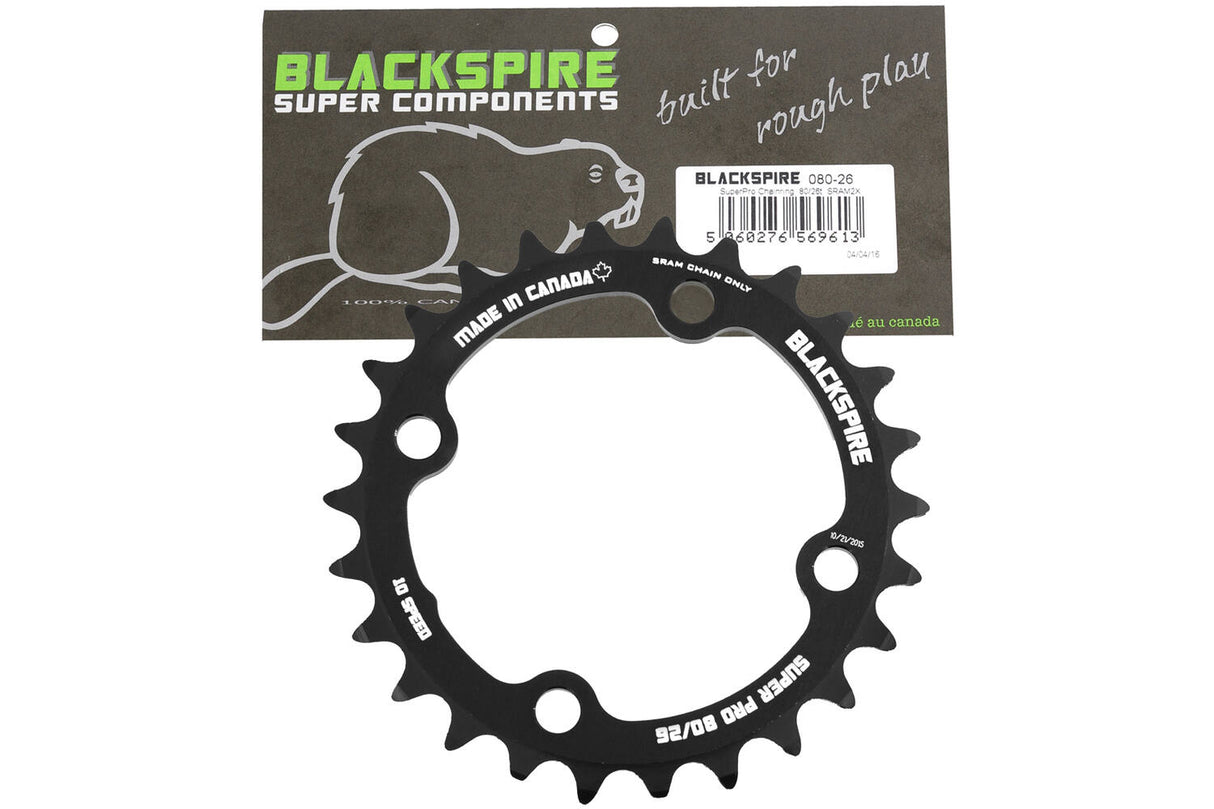 BlackSpire chain top MTB Super Pro Sram XX XO X9 80BCD 26T