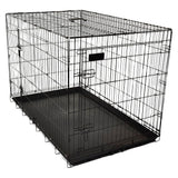 Flamingo Flamingo Wire Cage Mezo with sliding door M 47x77x55 cm Black