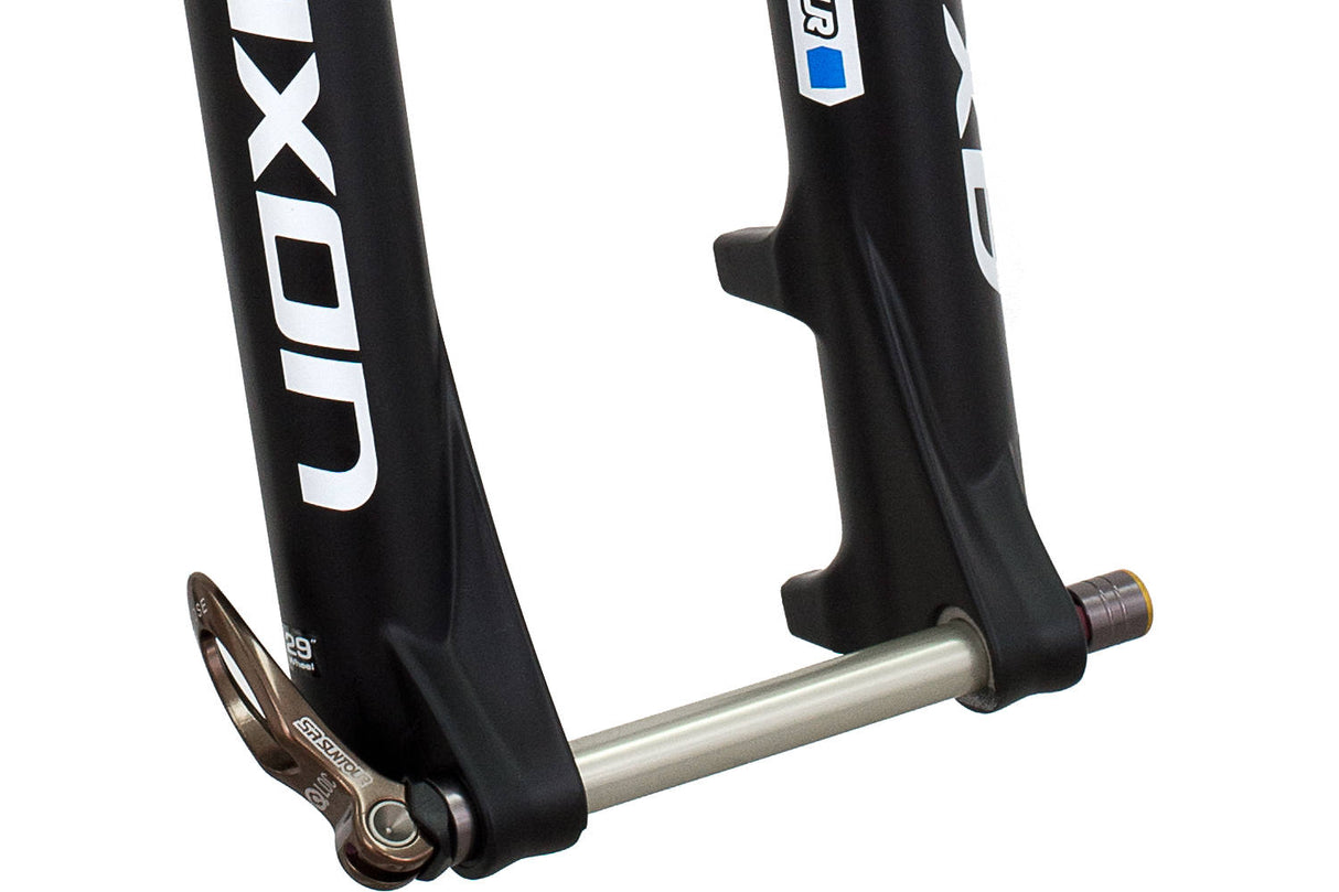 SrSuntour Suntour axon elite voorvork 29 tapered rl-rc pcs qlc 100mm zwart