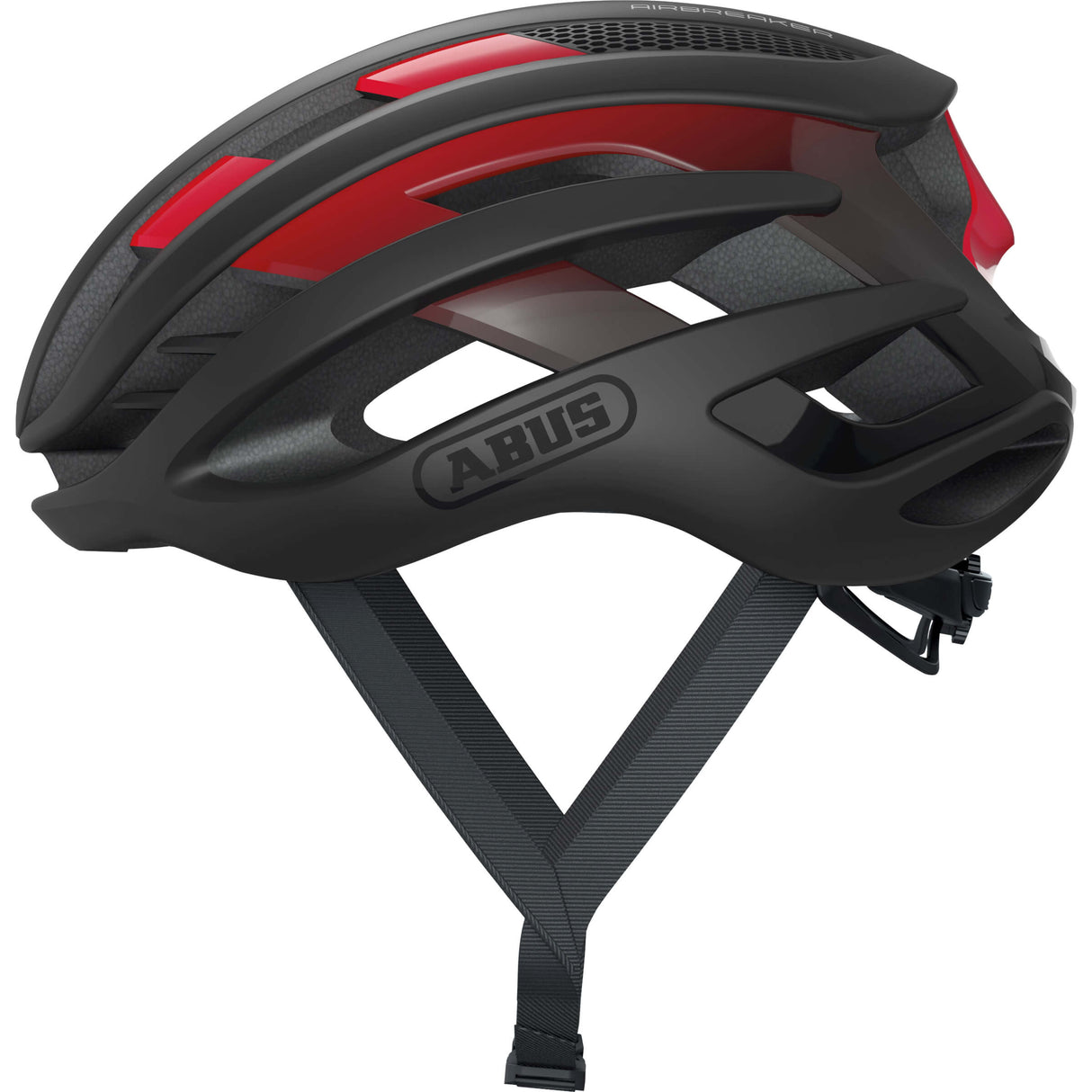 Abus Helm Airbreaker schwaarz rout m 52-58cm