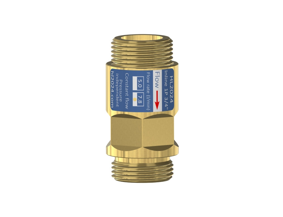 Kontroll Flowvolumen Flow Limit Control Flow Inline 1P 3 4 M-M