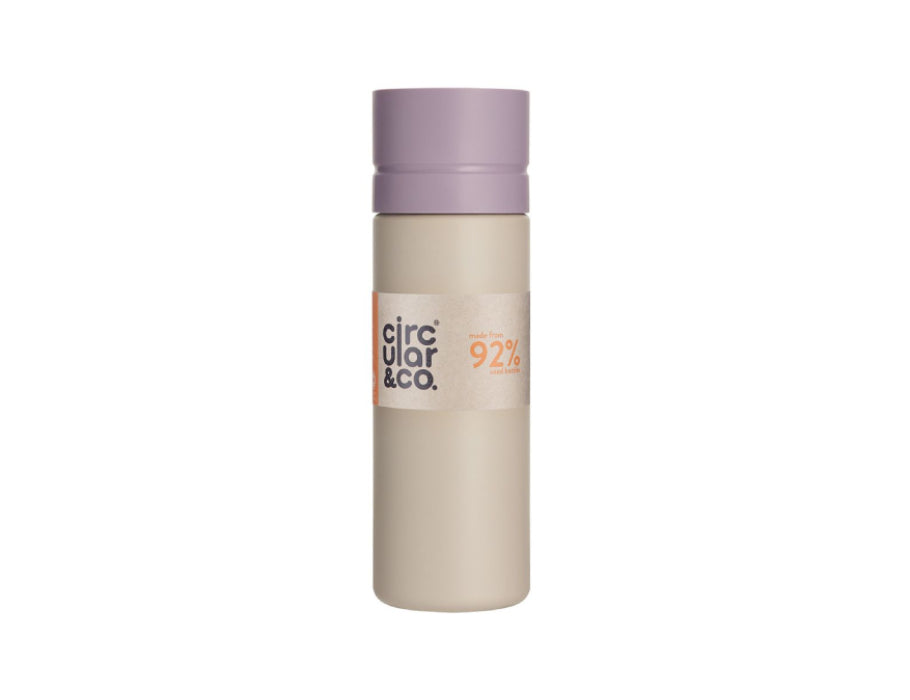 Circular Co. Bouteille circulaire 600 ml de crème violet