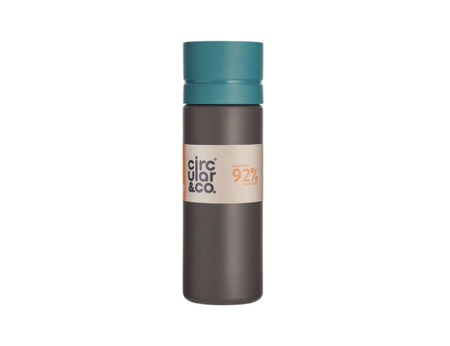 Circular Co. Bouteille circulaire 600 ml vert noir