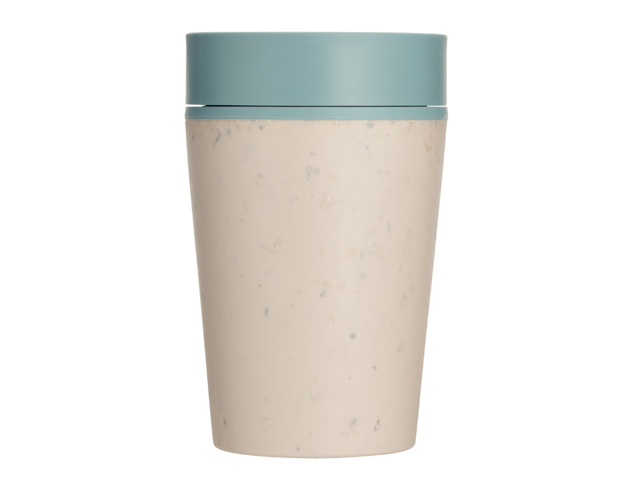 Circular Co. Tasse de café Circulaire 227 ml de crème bleu