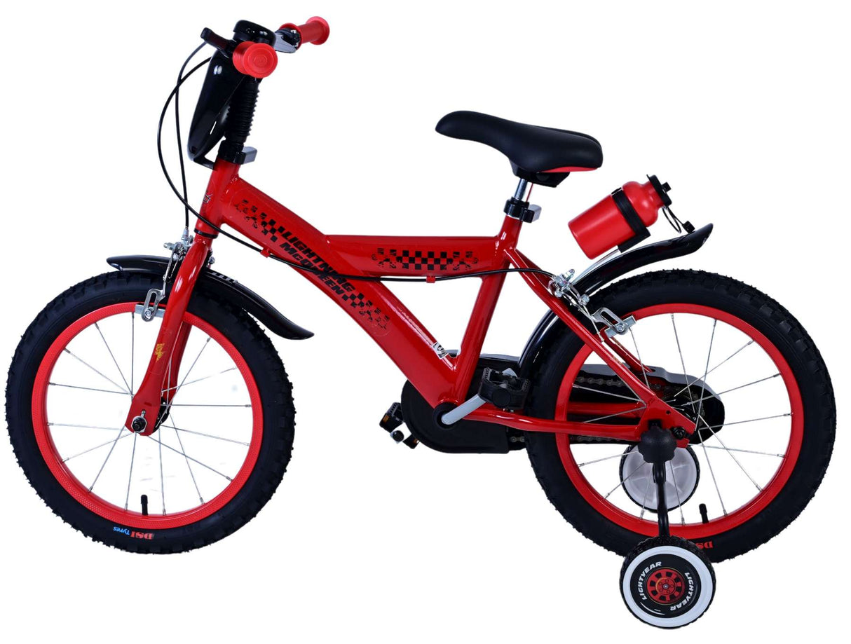 Disney Disney Bike Children Bike Boys de 16 pulgadas Red dos manos de la mano