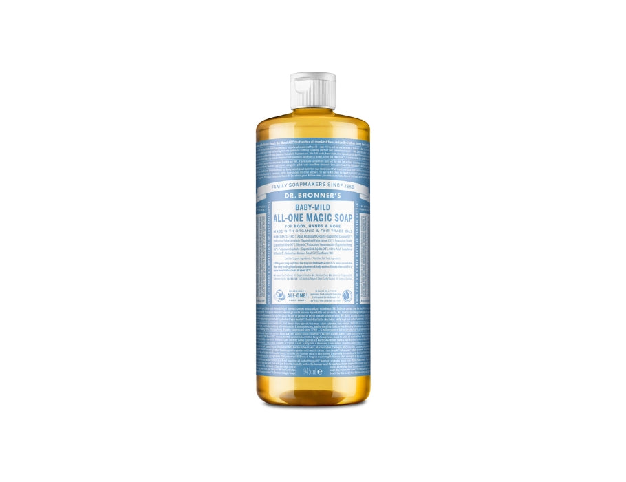 Dr. Bronnerovo tekuté mýdlo Pure Castile Baby Parfém -bez 945 ml