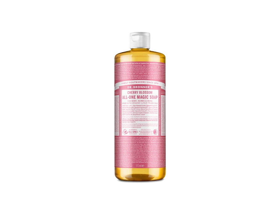 Dr. Bronnerovo tekuté mýdlo Pure Castile Cherry Blossom 945 ml