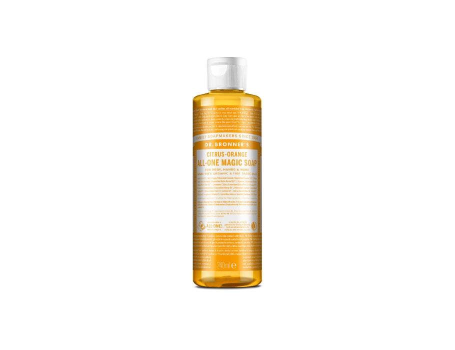 Dr. Bronnerovo tekuté mýdlo Pure Castile Citrus 240 ml