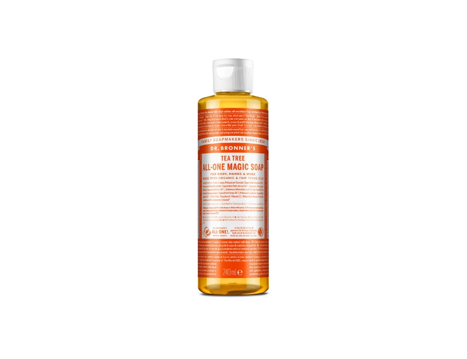 Dr. Bronnerovo tekuté mýdlo Pure Castile Tea Tree 240 ml