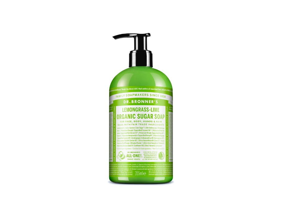 Dr. Bronners Seifenpumpe Zitronengraslime 355 ml
