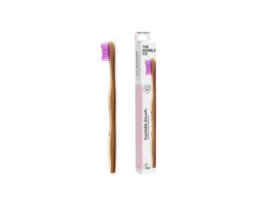 The Humble Co. Brosse à dents moyen violet