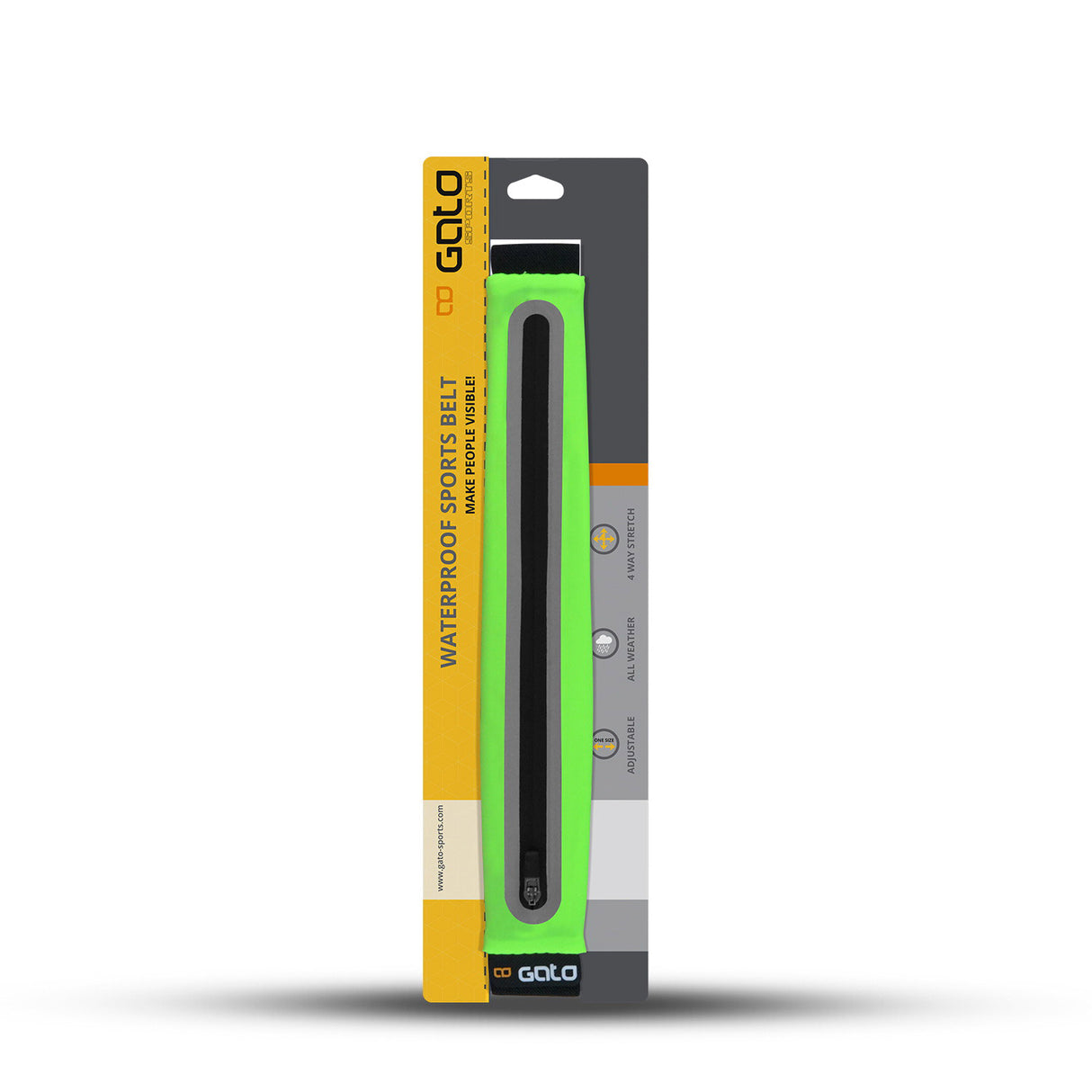Gato Sport Belt Waterproof Lime One Size