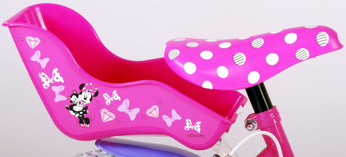 Disney Minnie sødeste nogensinde! Børns cykelpiger 14 tommer lyserøde to håndbremser