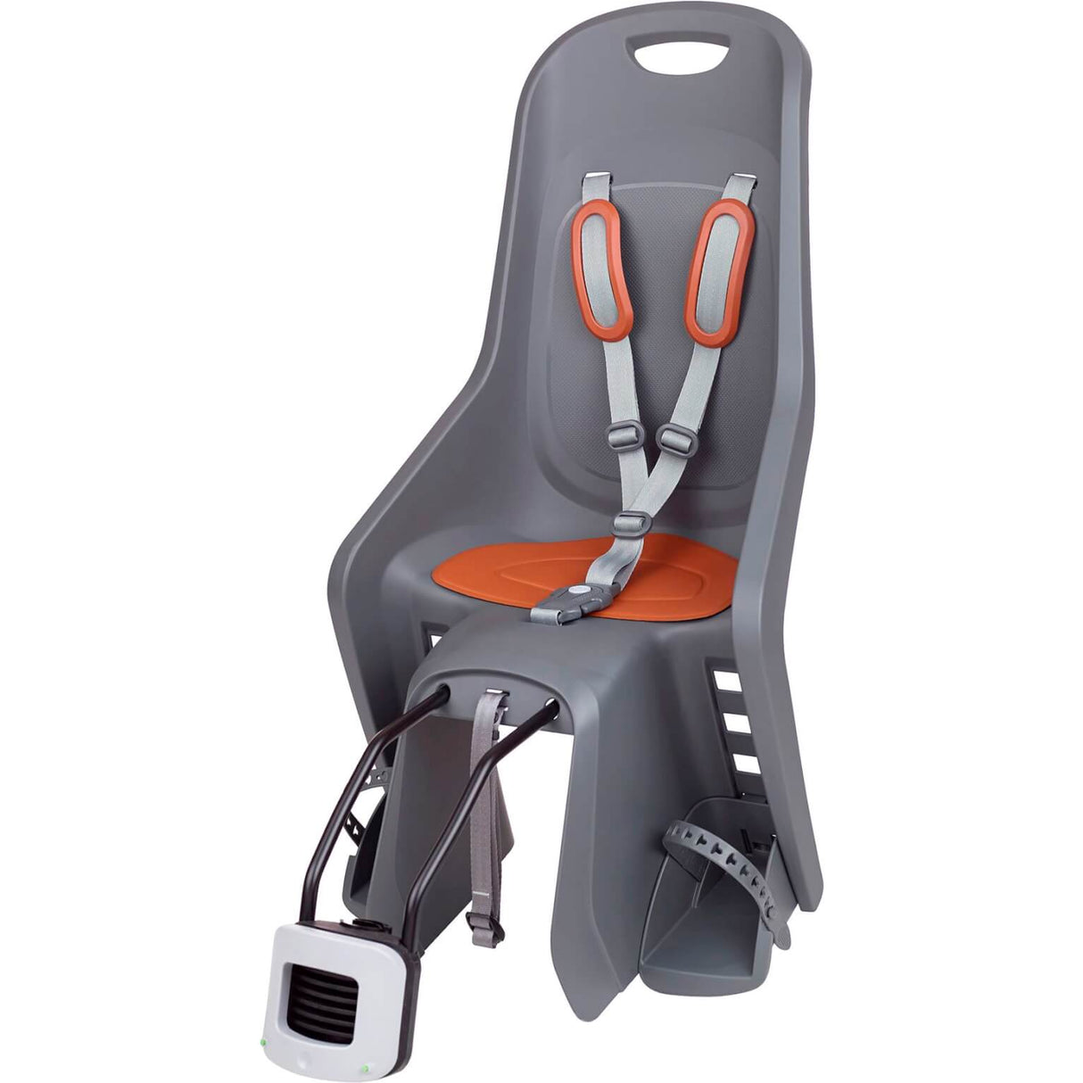 Polisport Back Seat Bubbly Plus Frame Bev. Šedá hnědá