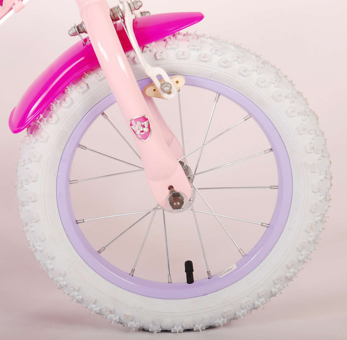 PAW PATROL CHILL'S BILLE GRIPS 14 pouces Pink Two Hand freins