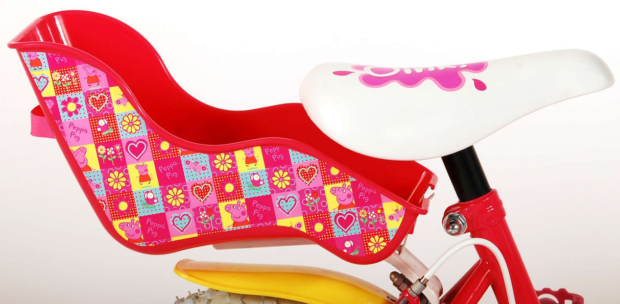 Peppa Pig Children's Bicycle - Girls - 12 tommer - Pink - To håndbremser