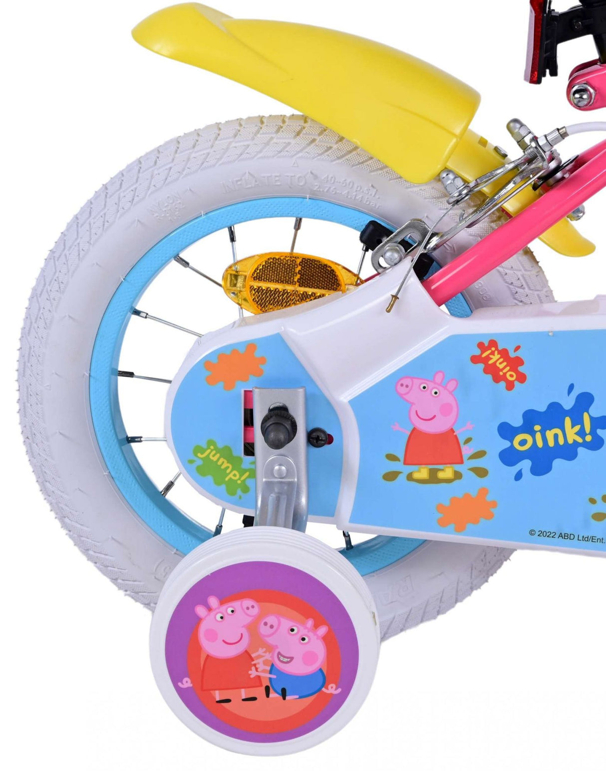 Peppa Pig Børns cykelpiger 12 tommer lyserøde to håndbremser