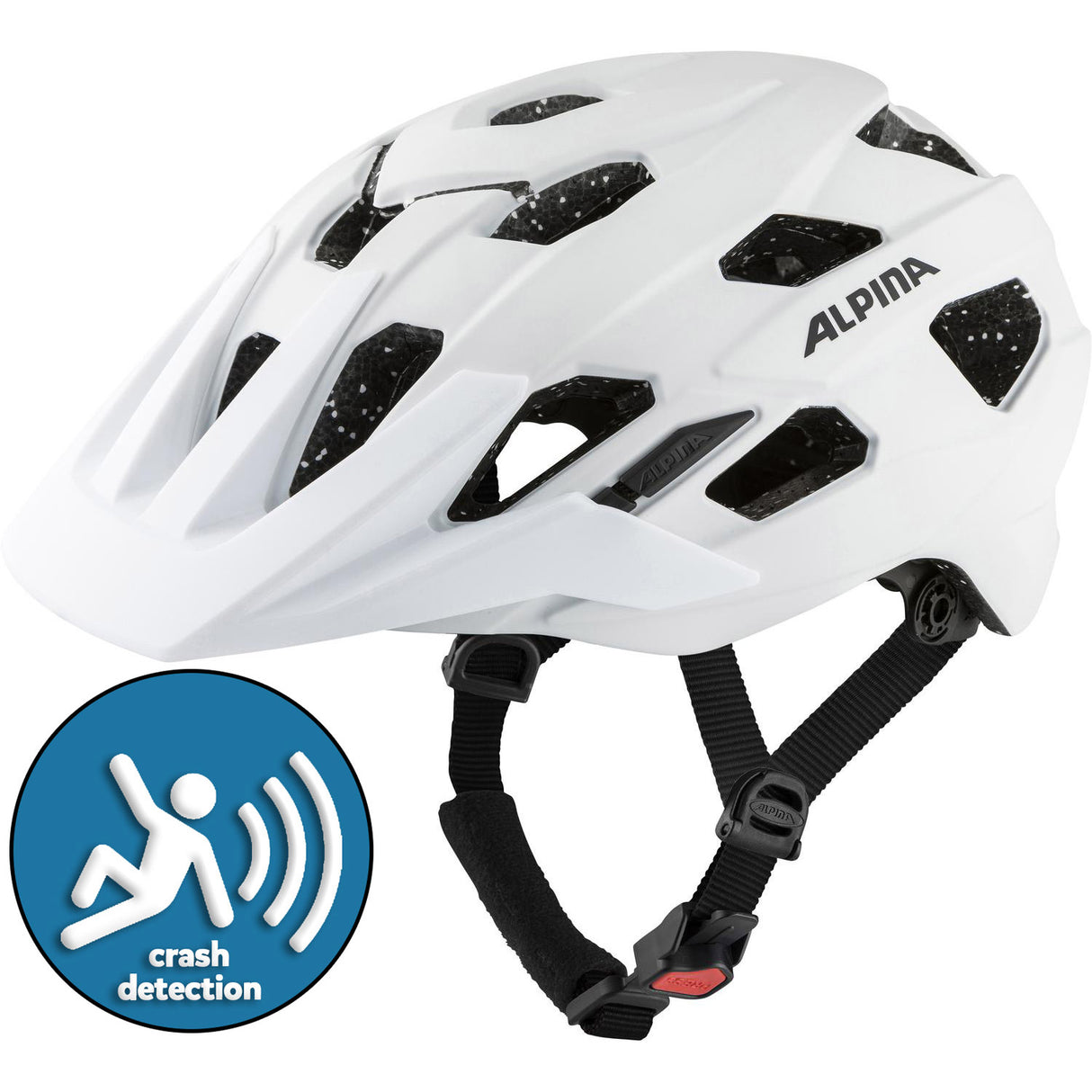 Olympijské sportovní oblečení Alpina Sports MTB Helm Anzana Tocsen 52-57 Bílá