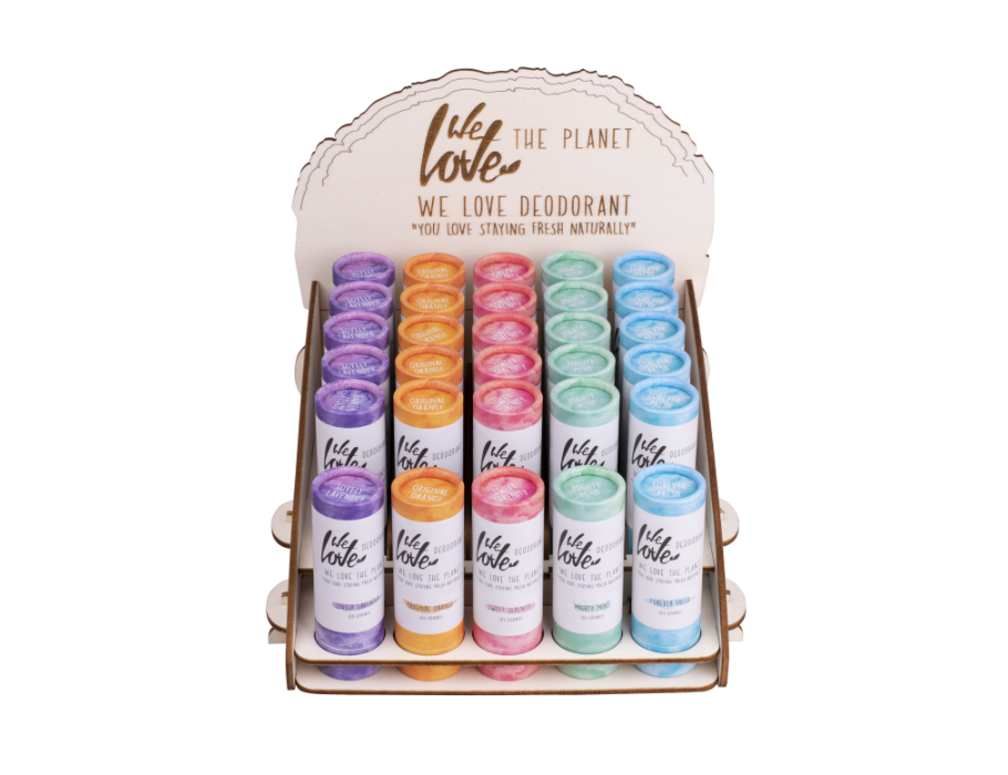 Vi älskar planeten vi älskar planeten deo display 5 pinnar