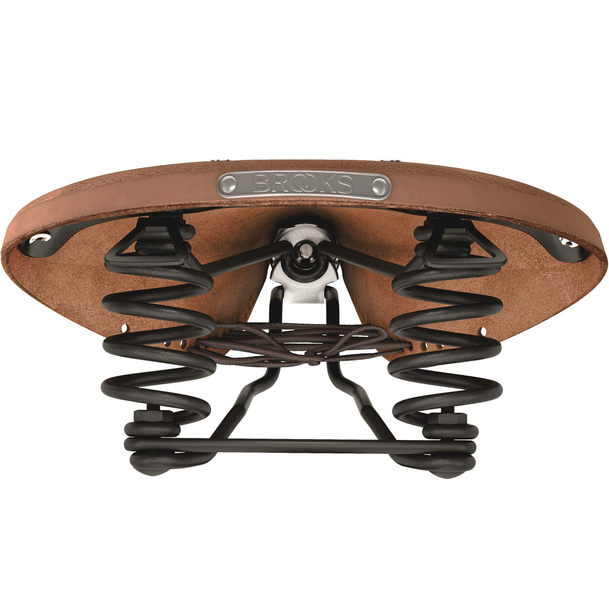 Brooks Saddle B67 envejecida Heren Bruin