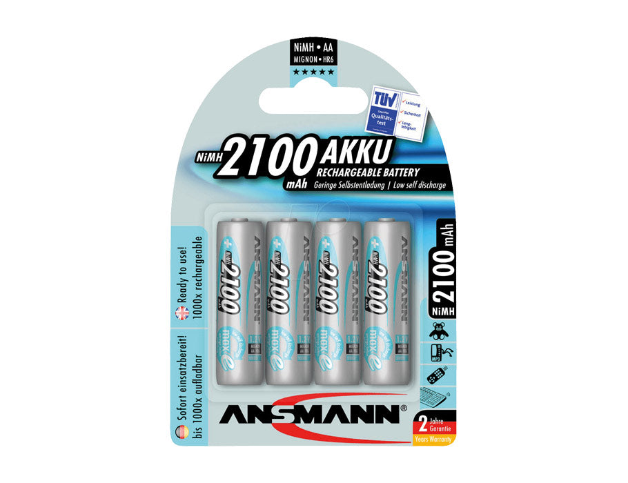 Ansmann batteries Nimh battery mignon aa 2100 mAh 4 pieces