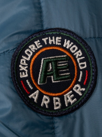 Arbaer Aaron imbottita giacca imbottita jeans blu size xl