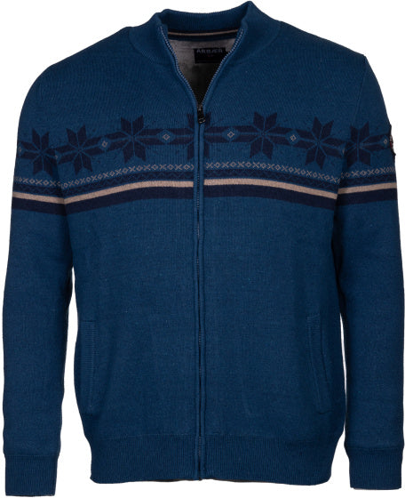Arbaer Antoine Norweger Pullover Männer dunkelblau Größe l