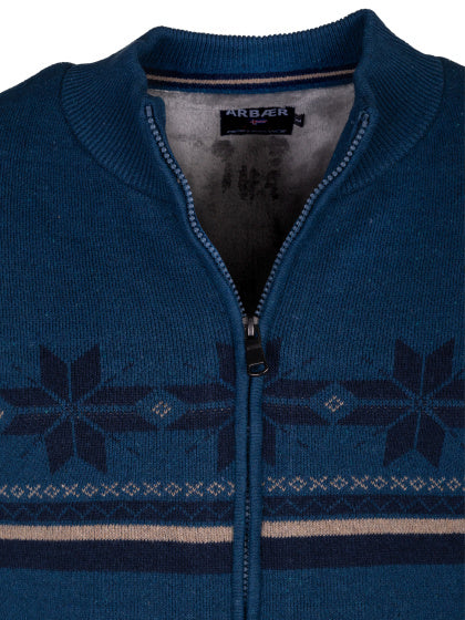 Arbaer Antoine Norweger Pullover Männer dunkelblau Größe m