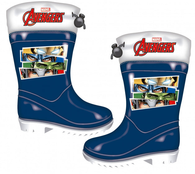Arditex Rain Boots Avengers Junior PVC temno modra velikost 26