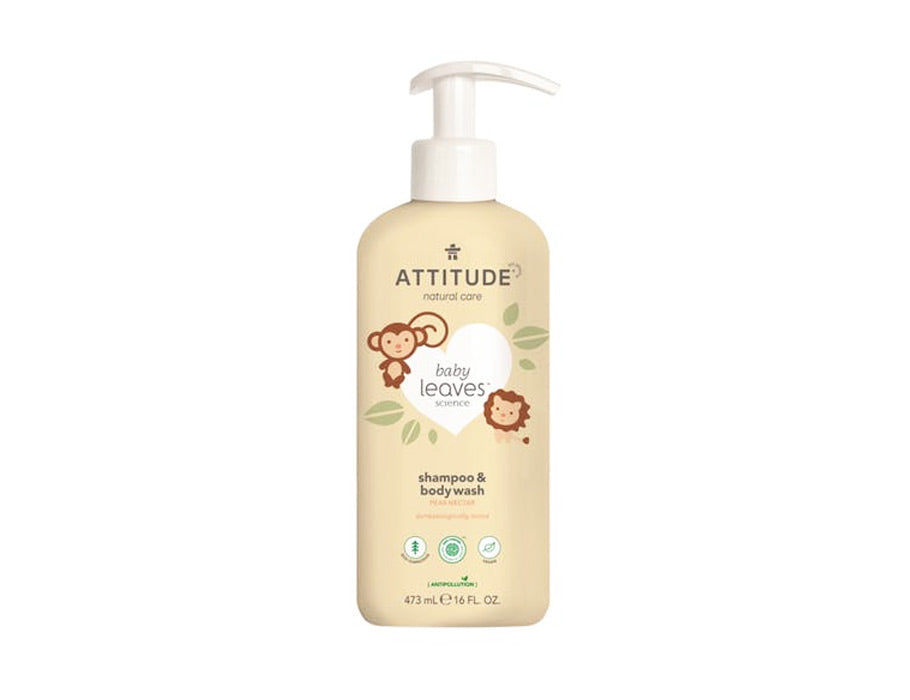 Attitude Champú 2 en 1 Gel de baño para bebé