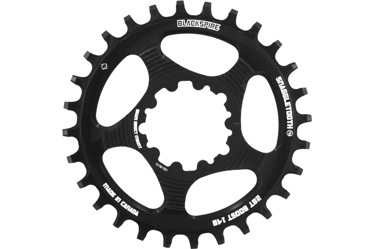 Blackspire conching Leaf Snaggletooth Sram Spline 28 3 mm Boost offset