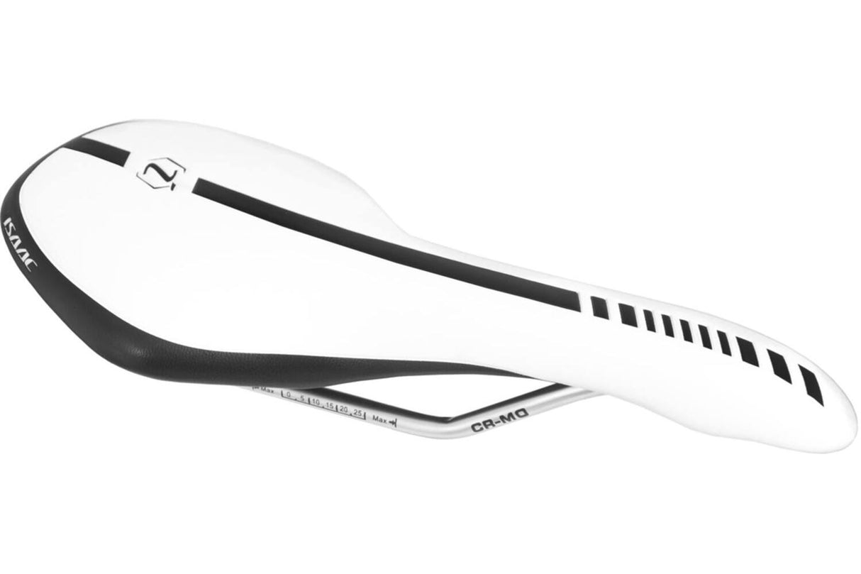 Isaac Bicycle Saddle blanc noir