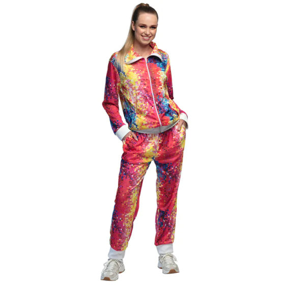 Boland disco babe tracksuit dames multicolor taille m m