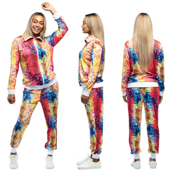 Boland disco babe tracksuit dames multicolor taille m m