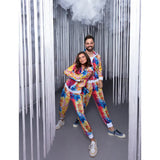 Boland disco babe tracksuit dames multicolor taille m m